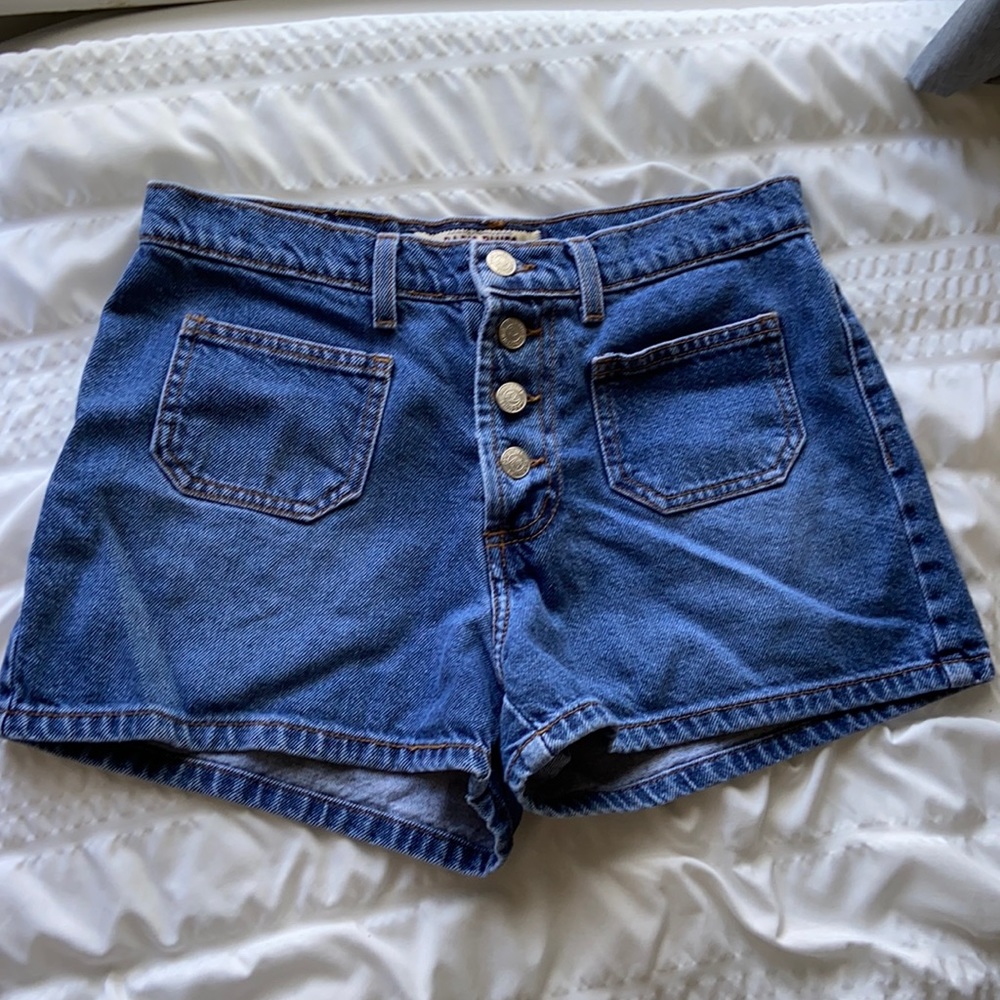 Paris blues shorts